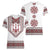 Ukraine Vyshyvanka Inspired Patterns Women V-Neck T-Shirt White