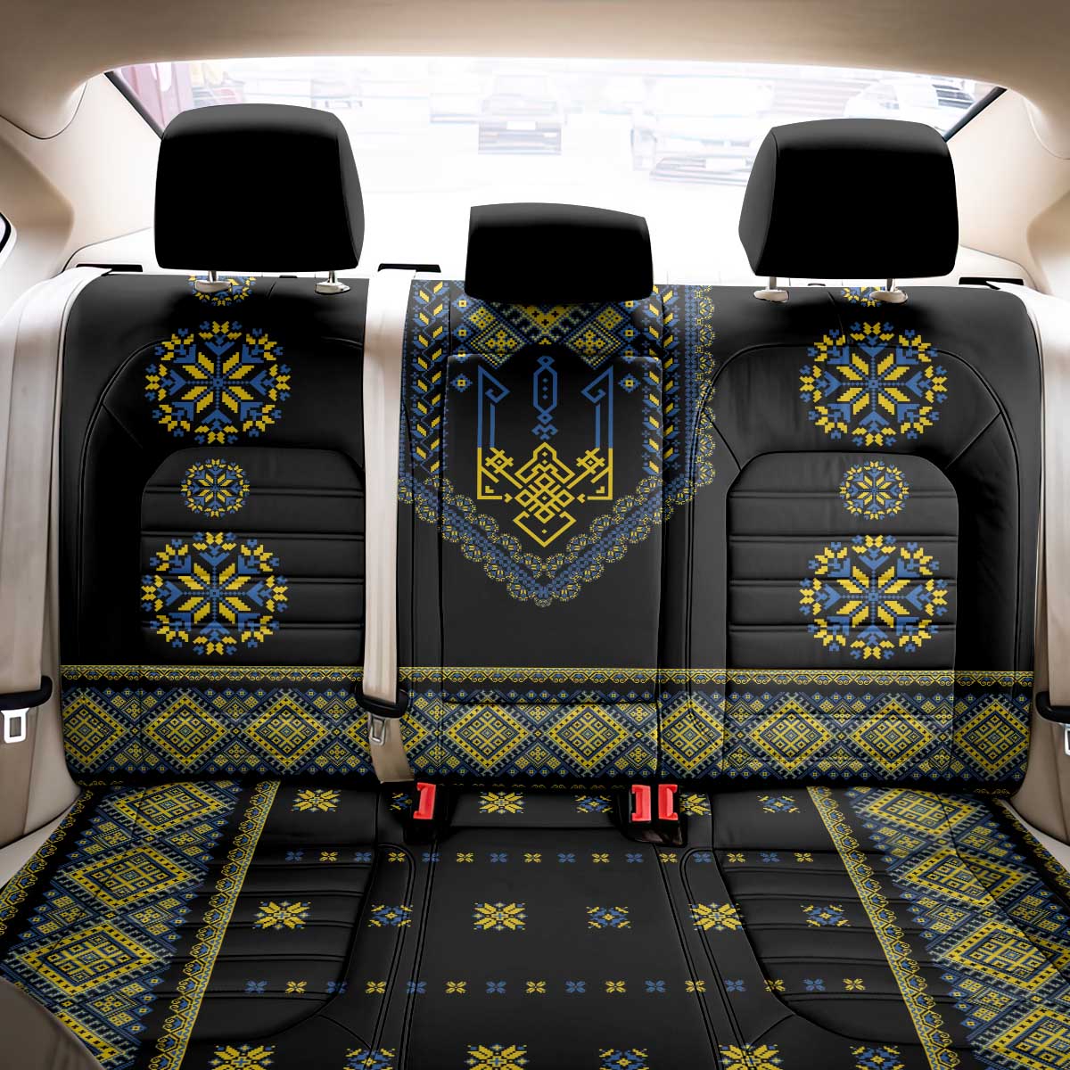 Ukraine Vyshyvanka Inspired Patterns Back Car Seat Cover Ukraini Colors