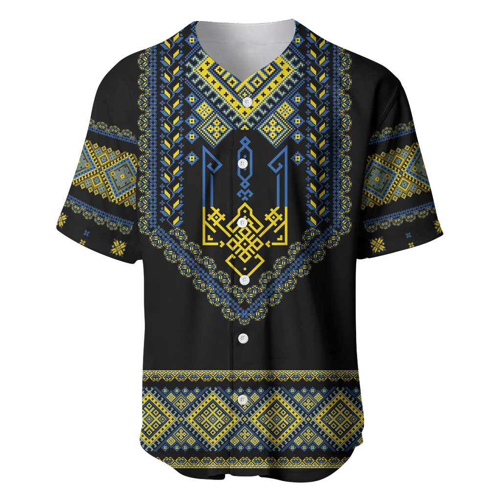Ukraine Vyshyvanka Inspired Patterns Baseball Jersey Ukraini Colors