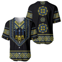 Ukraine Vyshyvanka Inspired Patterns Baseball Jersey Ukraini Colors