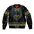 Ukraine Vyshyvanka Inspired Patterns Bomber Jacket Ukraini Colors