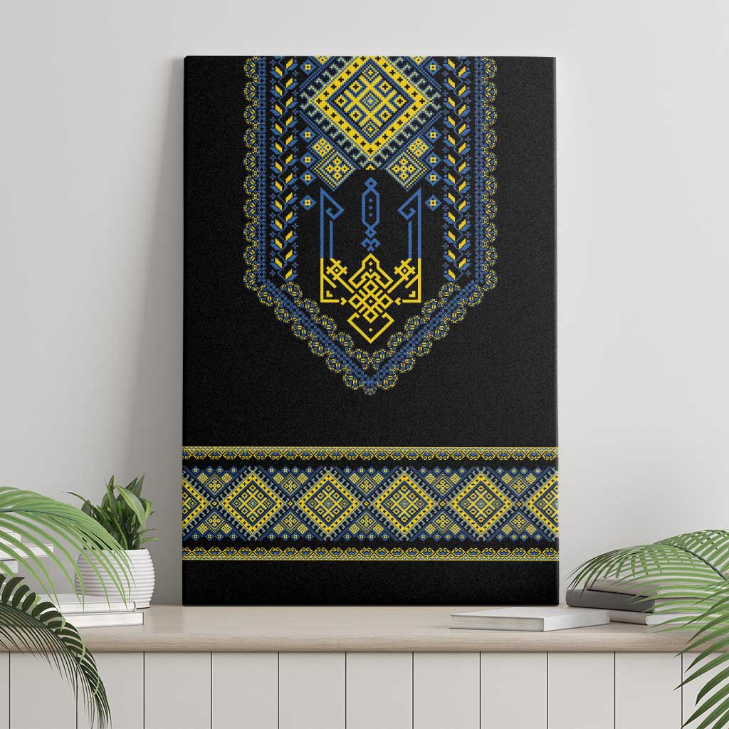 Ukraine Vyshyvanka Inspired Patterns Canvas Wall Art Ukraini Colors