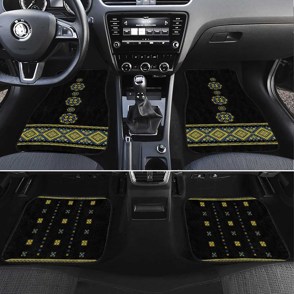 Ukraine Vyshyvanka Inspired Patterns Car Mats Ukraini Colors