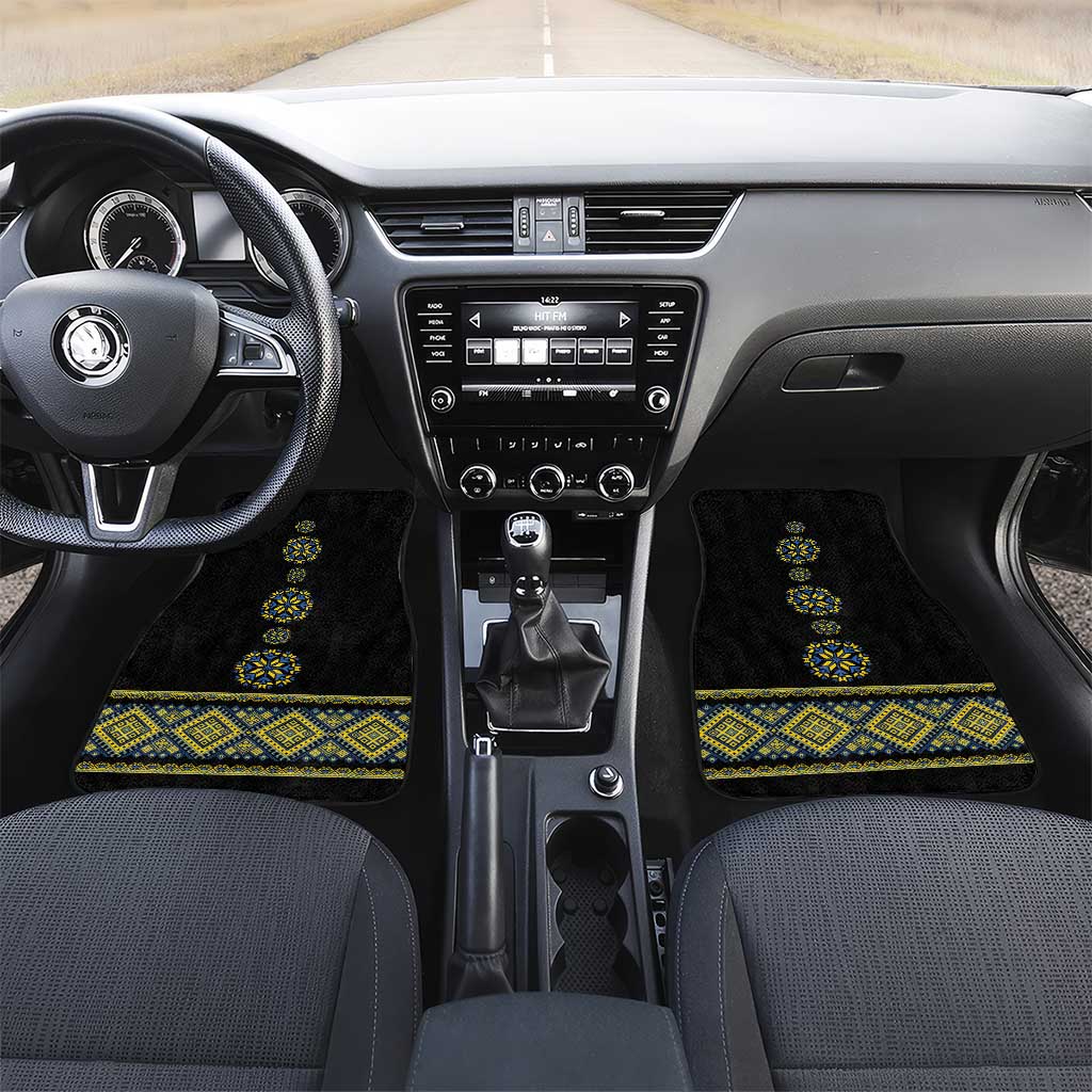 Ukraine Vyshyvanka Inspired Patterns Car Mats Ukraini Colors