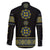 Ukraine Vyshyvanka Inspired Patterns Family Matching Off Shoulder Short Dress and Hawaiian Shirt Ukraini Colors