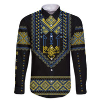 Ukraine Vyshyvanka Inspired Patterns Family Matching Puletasi and Hawaiian Shirt Ukraini Colors
