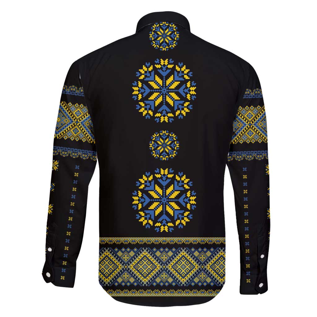 Ukraine Vyshyvanka Inspired Patterns Family Matching Puletasi and Hawaiian Shirt Ukraini Colors