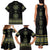 Ukraine Vyshyvanka Inspired Patterns Family Matching Tank Maxi Dress and Hawaiian Shirt Ukraini Colors