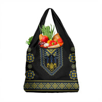 Ukraine Vyshyvanka Inspired Patterns Grocery Bag Ukraini Colors