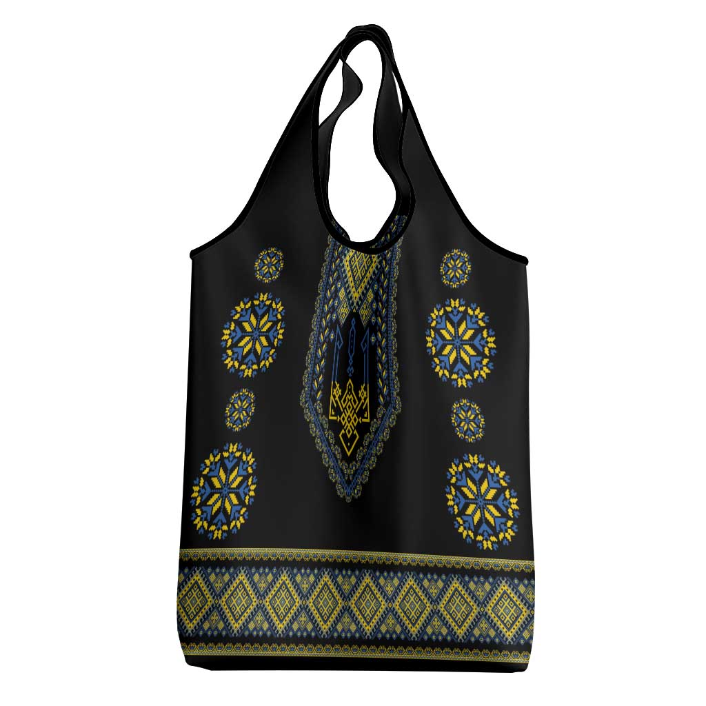 Ukraine Vyshyvanka Inspired Patterns Grocery Bag Ukraini Colors