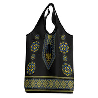 Ukraine Vyshyvanka Inspired Patterns Grocery Bag Ukraini Colors