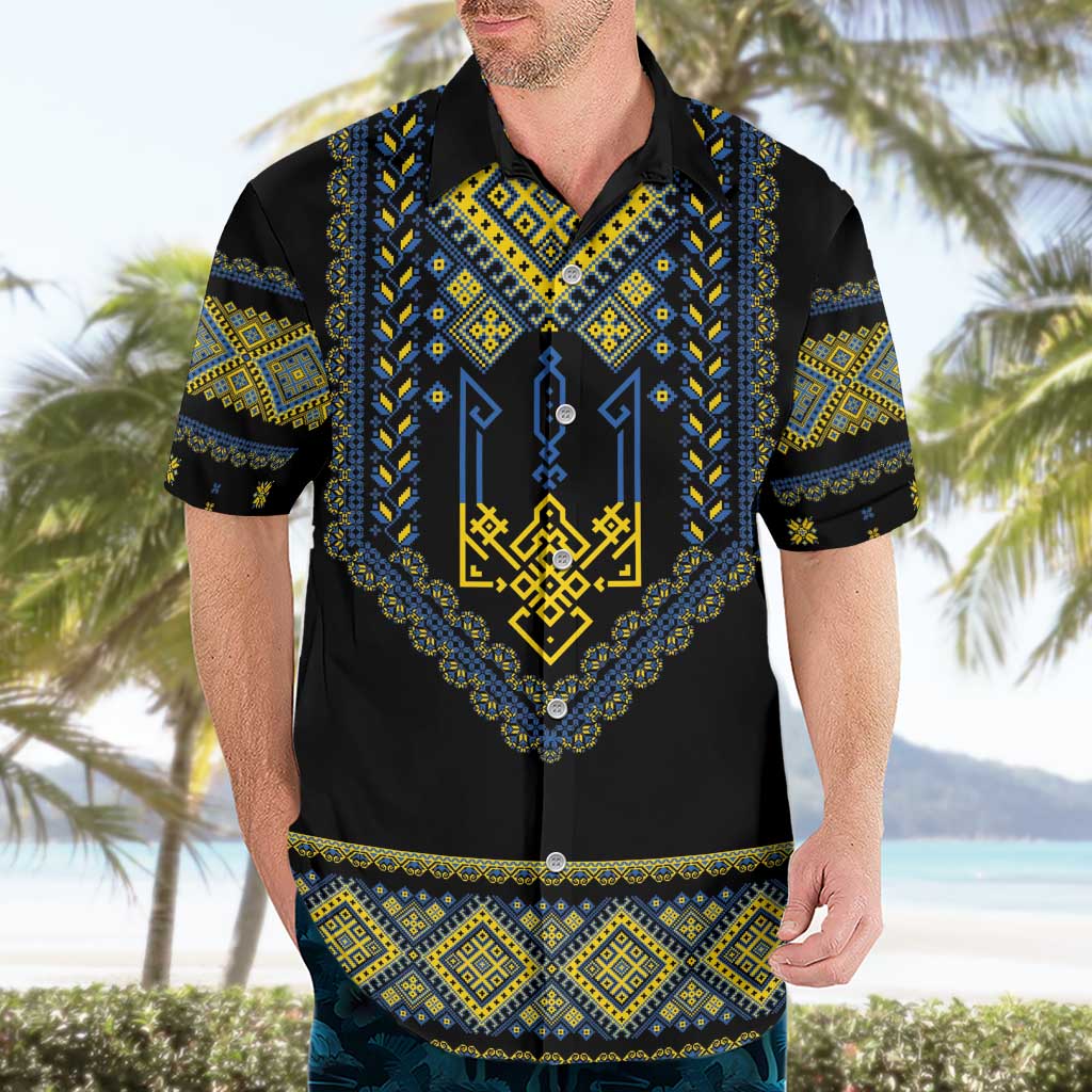 Ukraine Vyshyvanka Inspired Patterns Hawaiian Shirt Ukraini Colors
