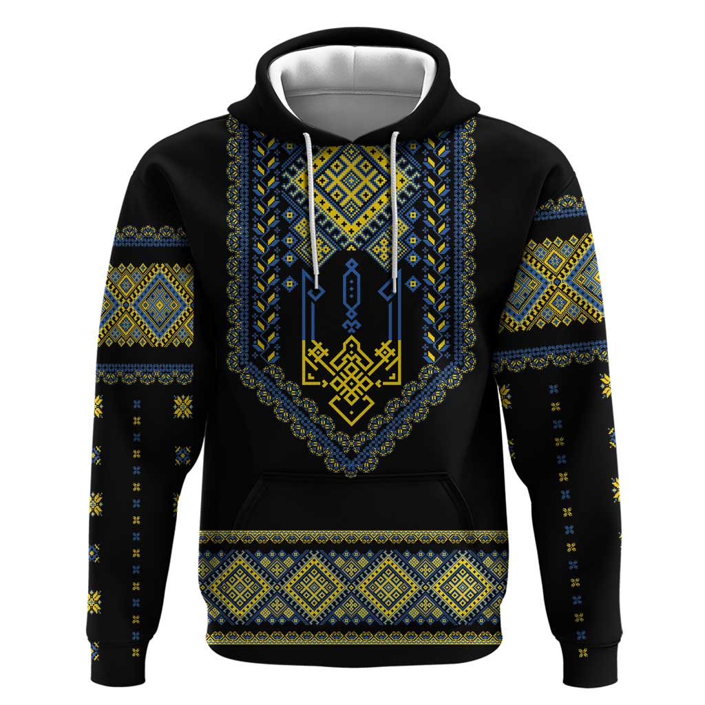 Ukraine Vyshyvanka Inspired Patterns Hoodie Ukraini Colors