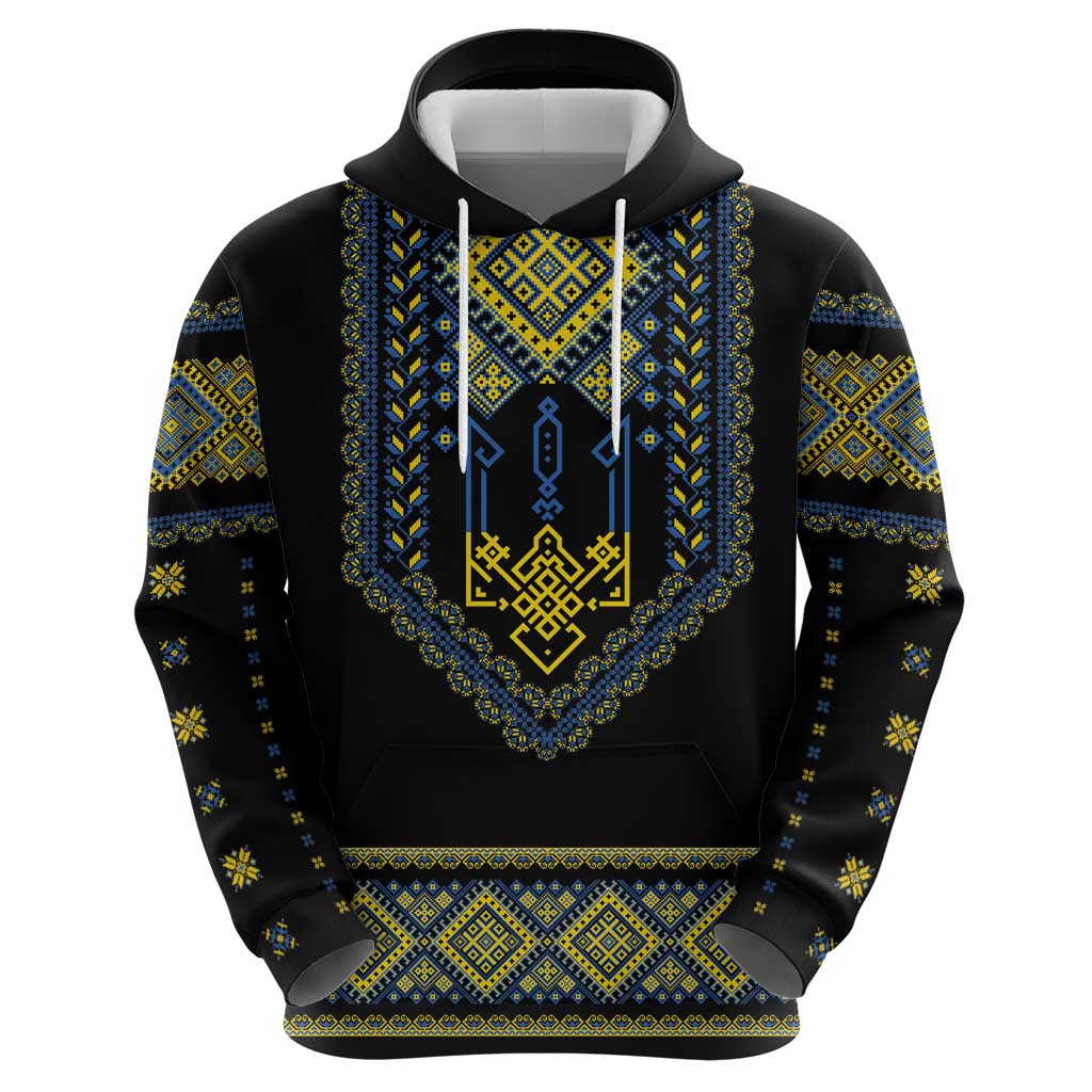 Ukraine Vyshyvanka Inspired Patterns Hoodie Ukraini Colors