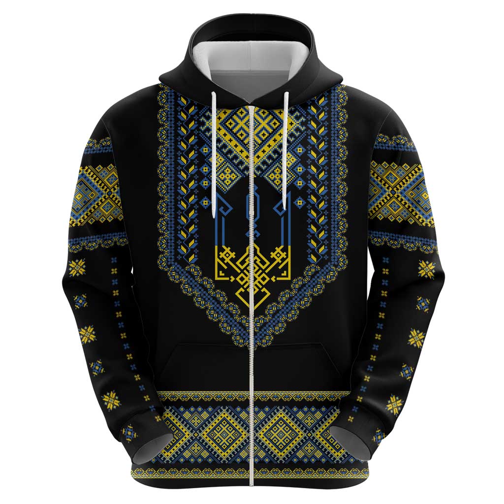 Ukraine Vyshyvanka Inspired Patterns Hoodie Ukraini Colors