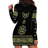 Ukraine Vyshyvanka Inspired Patterns Hoodie Dress Ukraini Colors