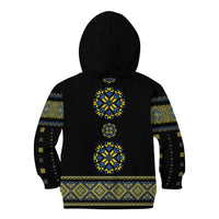 Ukraine Vyshyvanka Inspired Patterns Kid Hoodie Ukraini Colors