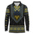 Ukraine Vyshyvanka Inspired Patterns Long Sleeve Polo Shirt Ukraini Colors