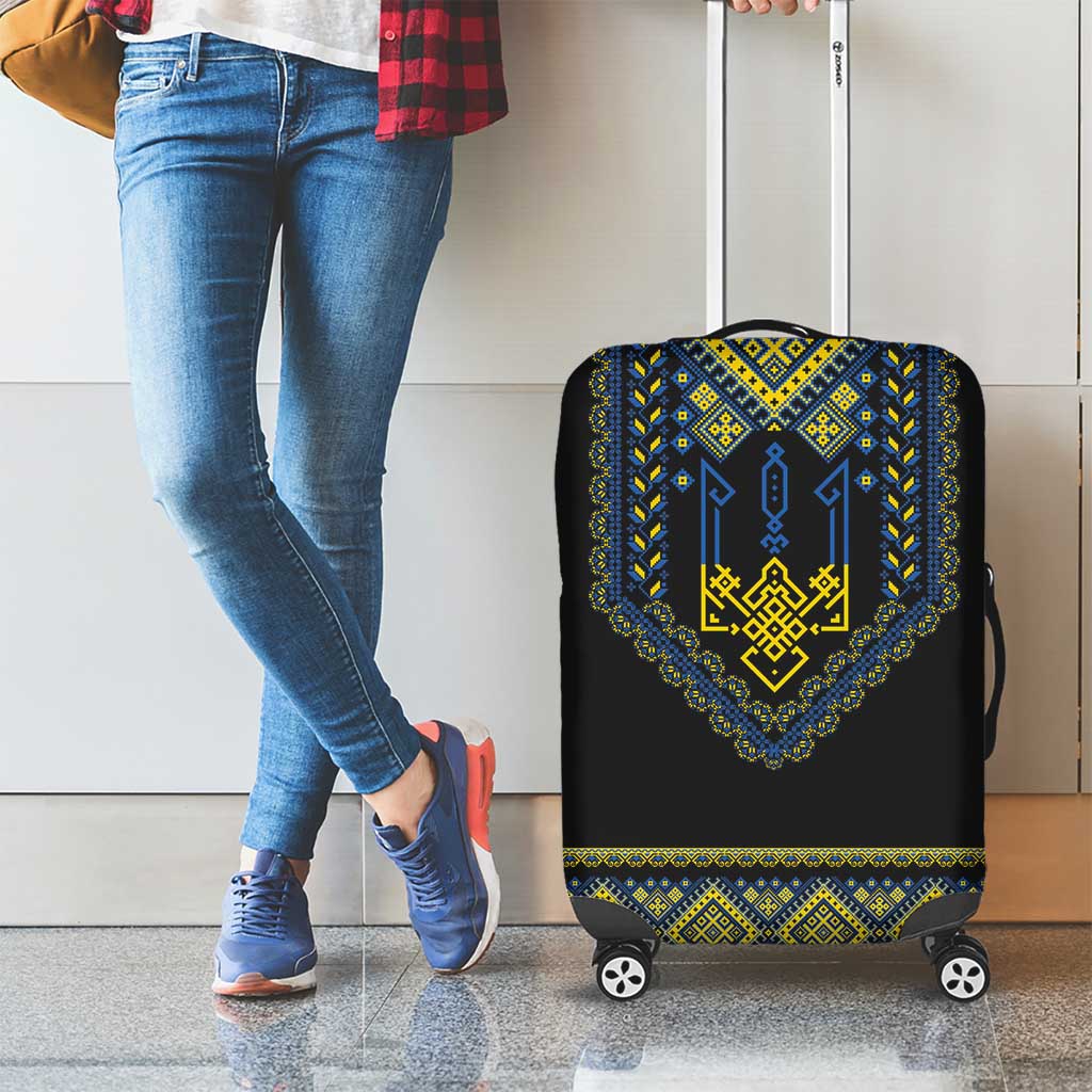 Ukraine Vyshyvanka Inspired Patterns Luggage Cover Ukraini Colors