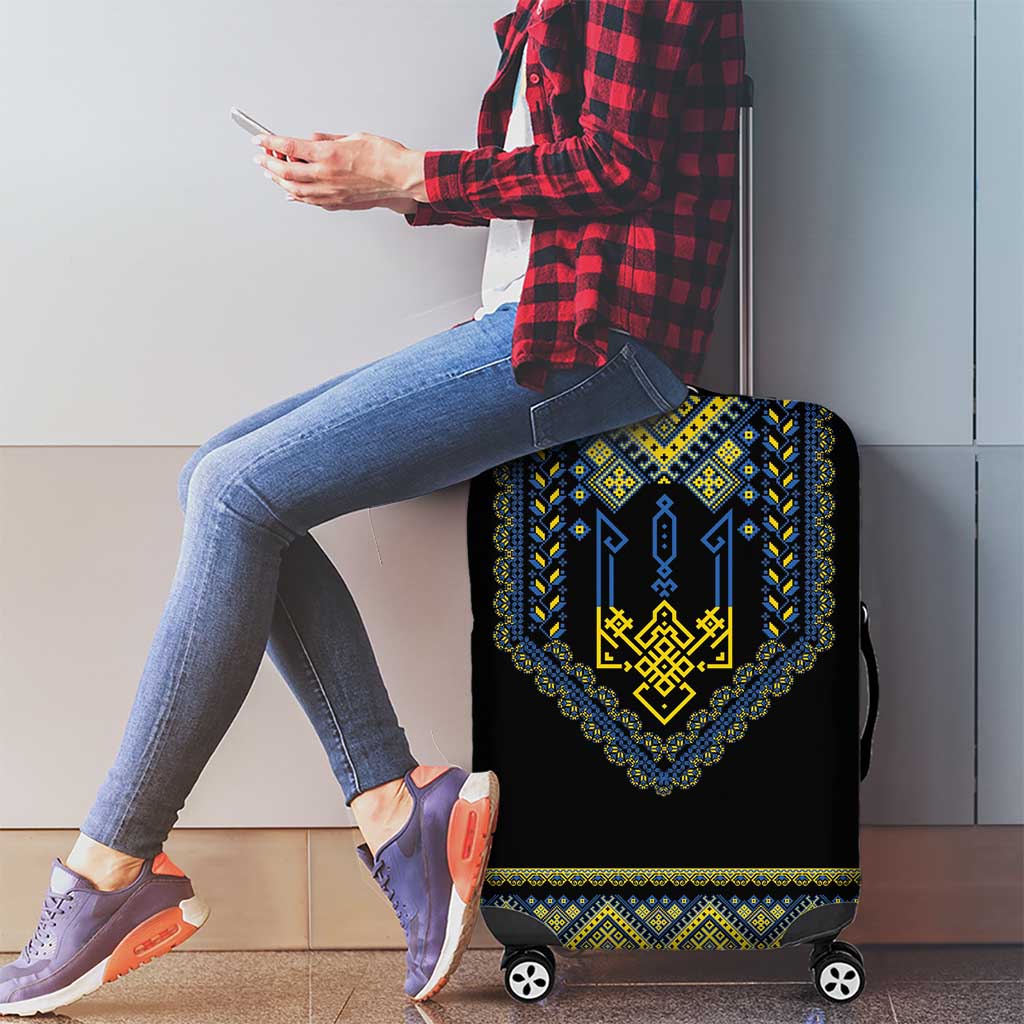Ukraine Vyshyvanka Inspired Patterns Luggage Cover Ukraini Colors