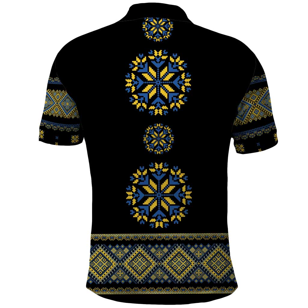 Ukraine Vyshyvanka Inspired Patterns Polo Shirt Ukraini Colors