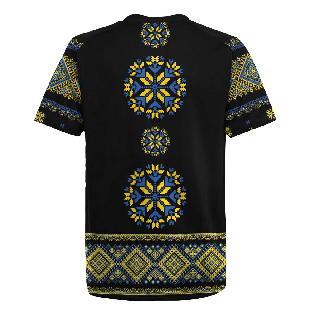 Ukraine Vyshyvanka Inspired Patterns Rugby Jersey Ukraini Colors