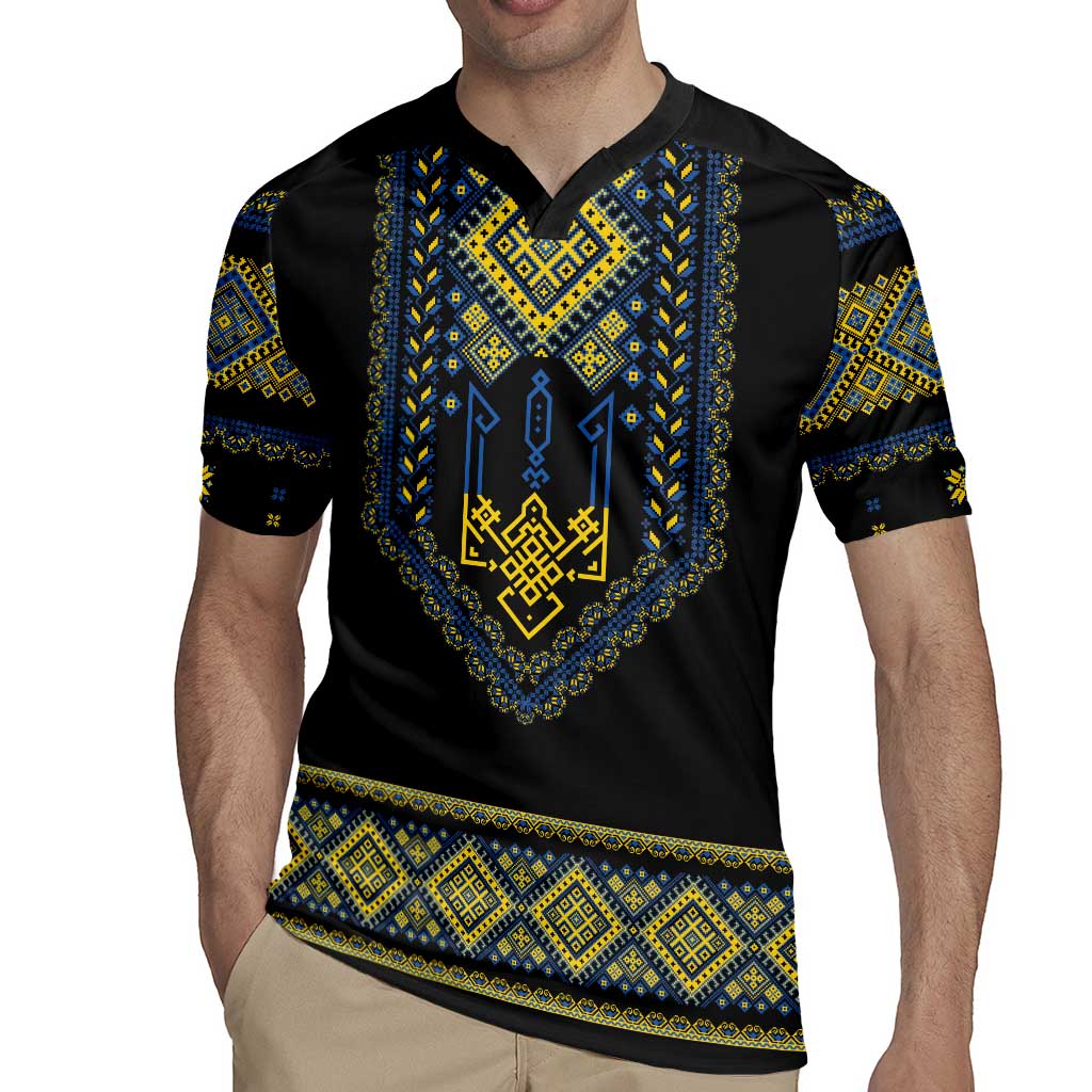 Ukraine Vyshyvanka Inspired Patterns Rugby Jersey Ukraini Colors