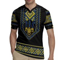 Ukraine Vyshyvanka Inspired Patterns Rugby Jersey Ukraini Colors