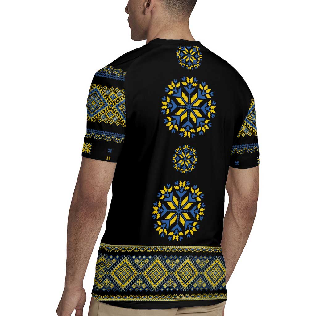Ukraine Vyshyvanka Inspired Patterns Rugby Jersey Ukraini Colors