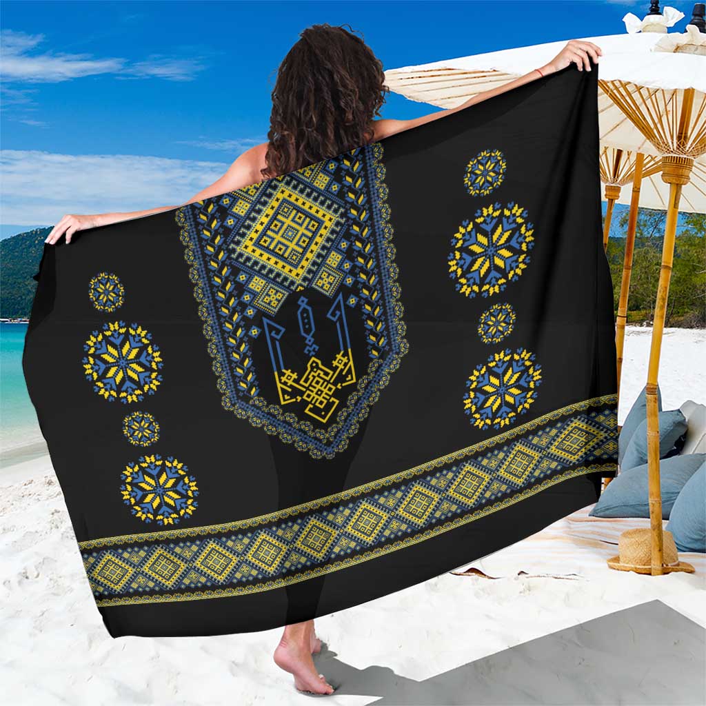Ukraine Vyshyvanka Inspired Patterns Sarong Ukraini Colors