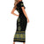 Ukraine Vyshyvanka Inspired Patterns Short Sleeve Bodycon Dress Ukraini Colors
