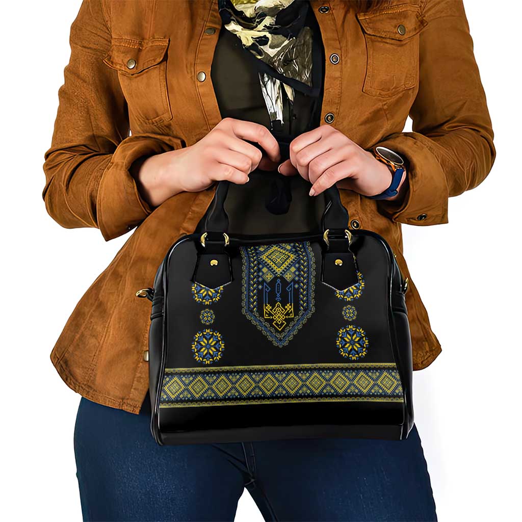 Ukraine Vyshyvanka Inspired Patterns Shoulder Handbag Ukraini Colors