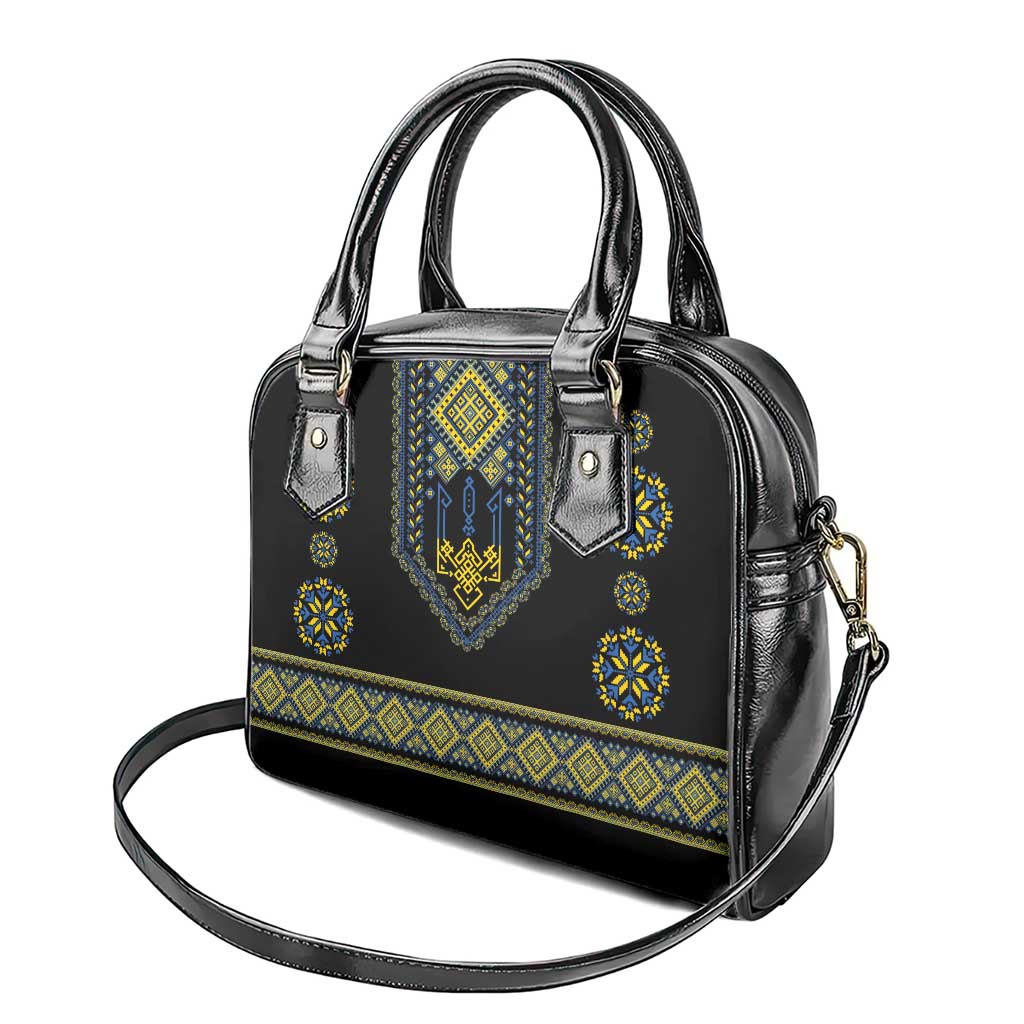 Ukraine Vyshyvanka Inspired Patterns Shoulder Handbag Ukraini Colors