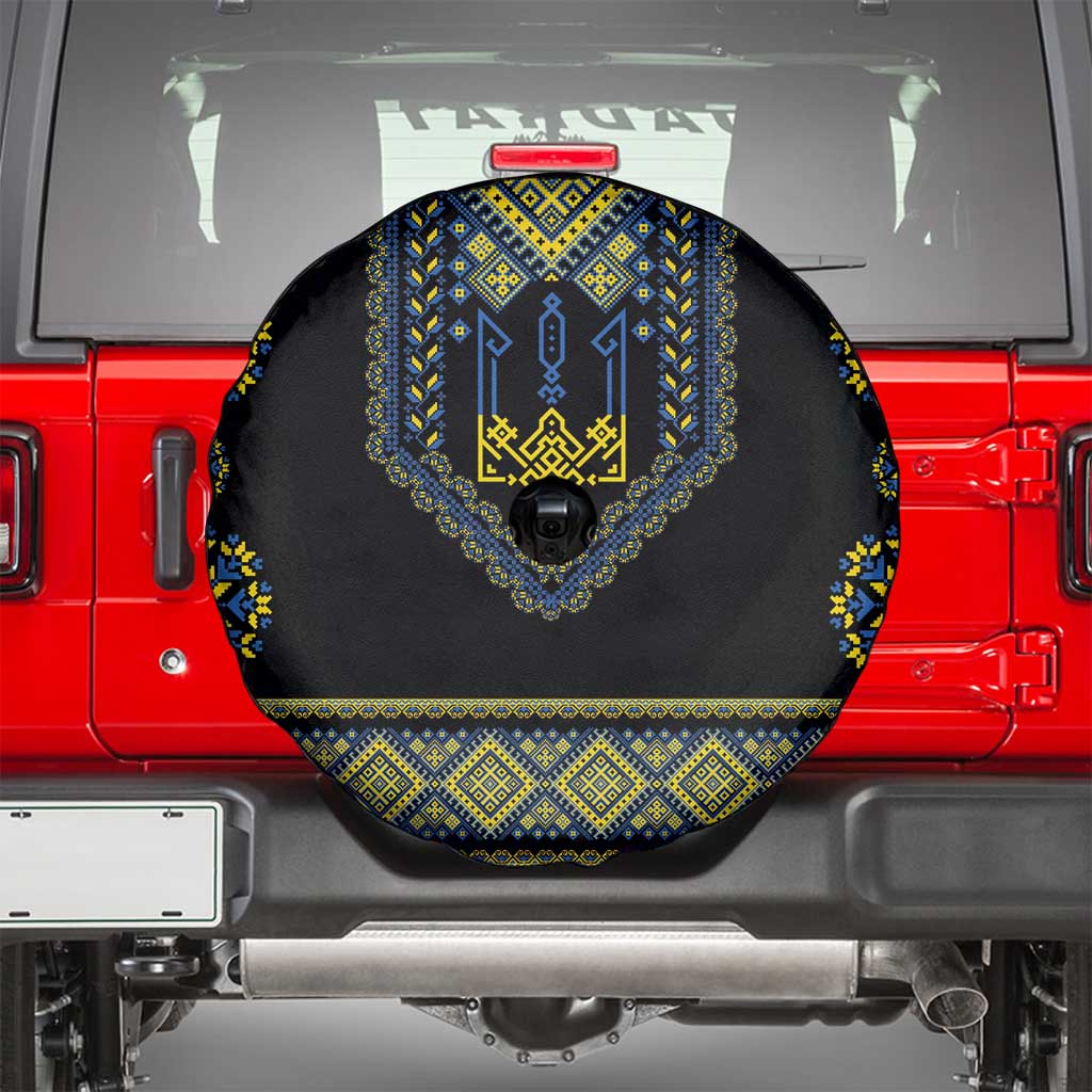 Ukraine Vyshyvanka Inspired Patterns Spare Tire Cover Ukraini Colors