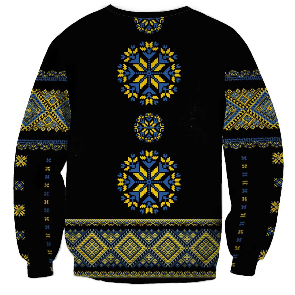 Ukraine Vyshyvanka Inspired Patterns Sweatshirt Ukraini Colors