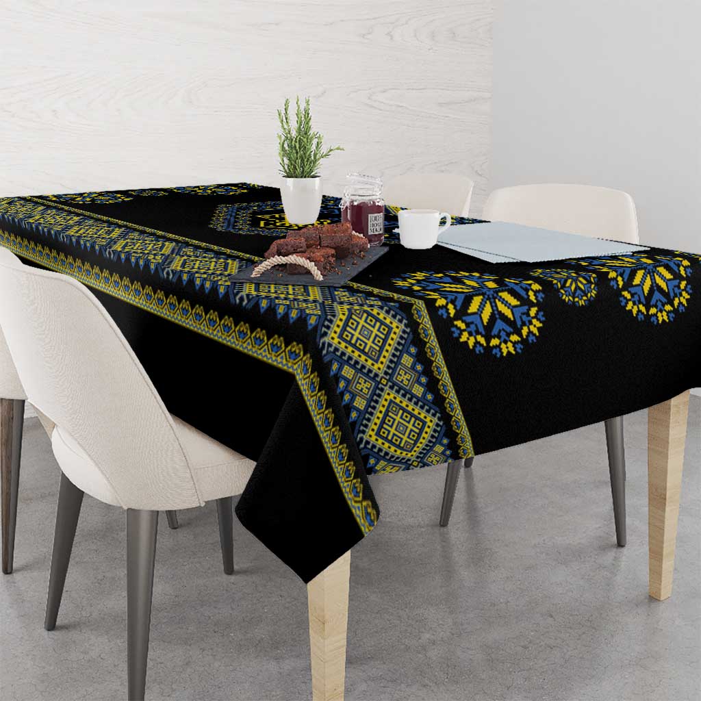Ukraine Vyshyvanka Inspired Patterns Tablecloth Ukraini Colors