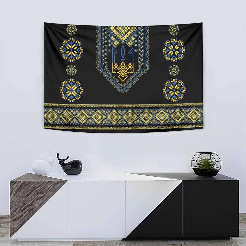 Ukraine Vyshyvanka Inspired Patterns Tapestry Ukraini Colors