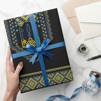 Ukraine Vyshyvanka Inspired Patterns Wrapping Paper Ukraini Colors