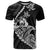 Personalised Guam T Shirt Tribal Turtles Curves Style - Black - Wonder Print Shop