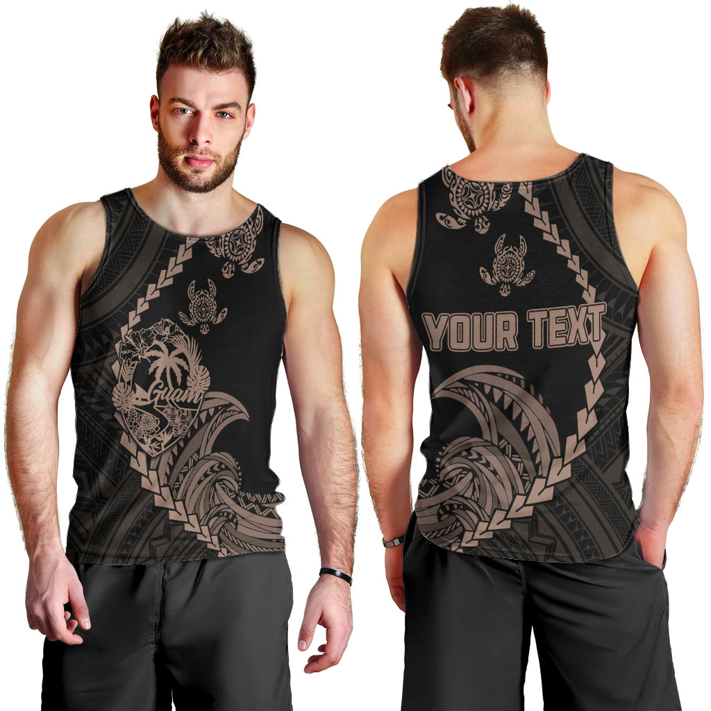 personalised-guam-men-tank-top-tribal-turtles-curves-style-brown