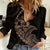 Personalised Guam Women Casual Shirt Tribal Turtles Curves Style - Brown - Wonder Print Shop
