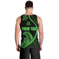 personalised-guam-men-tank-top-tribal-turtles-curves-style-green