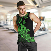 personalised-guam-men-tank-top-tribal-turtles-curves-style-green