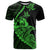 Personalised Guam T Shirt Tribal Turtles Curves Style - Green - Wonder Print Shop
