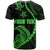 Personalised Guam T Shirt Tribal Turtles Curves Style - Green - Wonder Print Shop