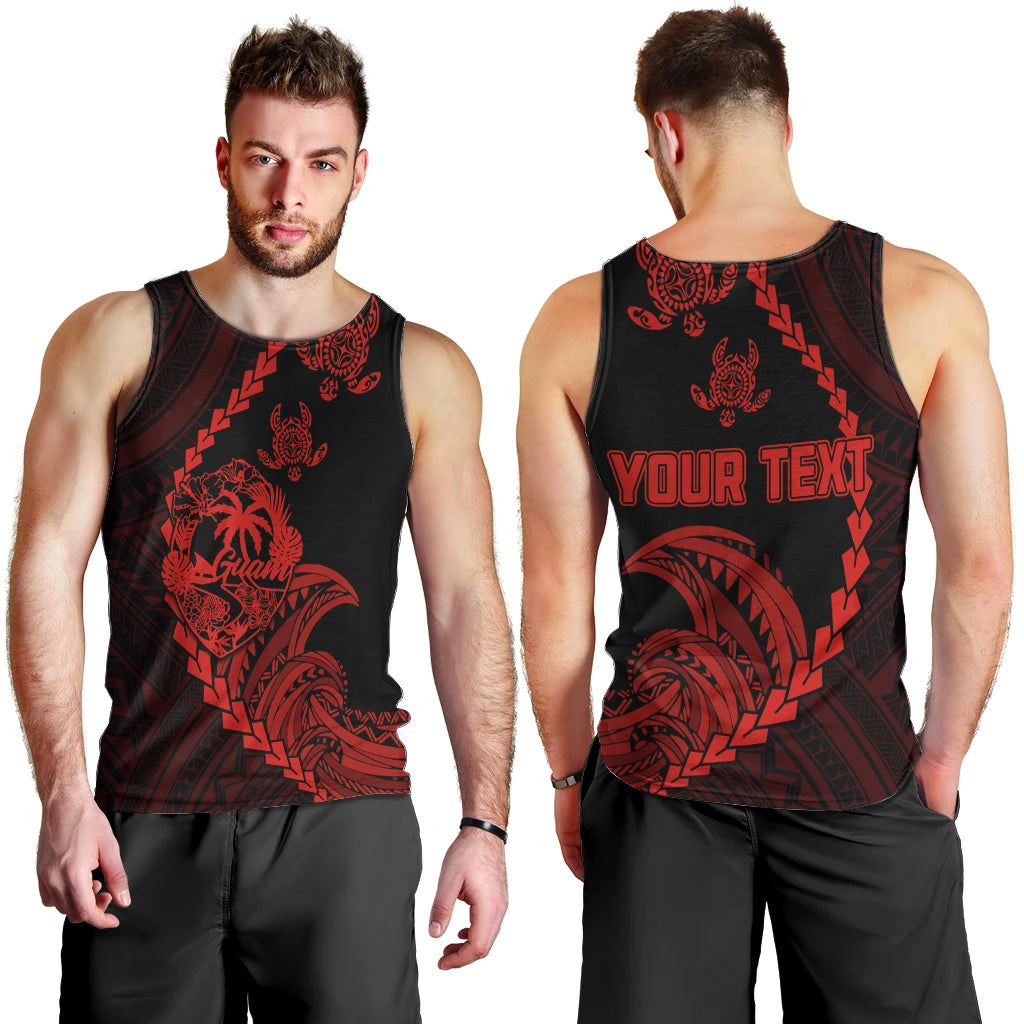 personalised-guam-men-tank-top-tribal-turtles-curves-style-red