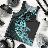 personalised-guam-men-tank-top-tribal-turtles-curves-style-turquoise