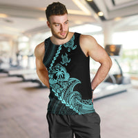 personalised-guam-men-tank-top-tribal-turtles-curves-style-turquoise