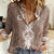 Personalised Guam Women Casual Shirt Chamoro Latte Stone Mix Tropical - Brown - Wonder Print Shop