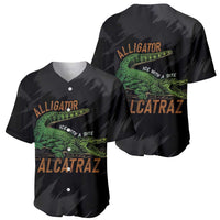 Alligator Alcatraz Baseball Jersey ICE With A Bite - Wonder Print Shop